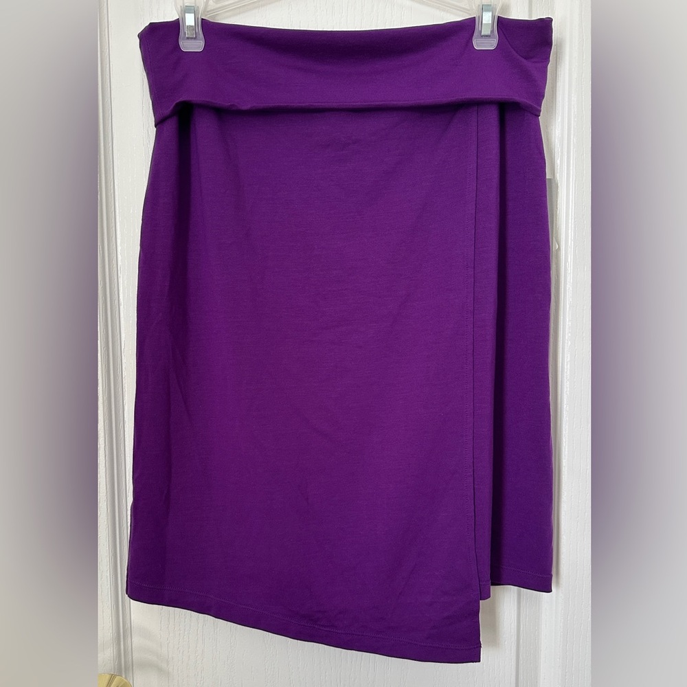 Athleta Purple Seaside Foldover Mini Skirt - Size: M - NWT - Picture 5 of 7